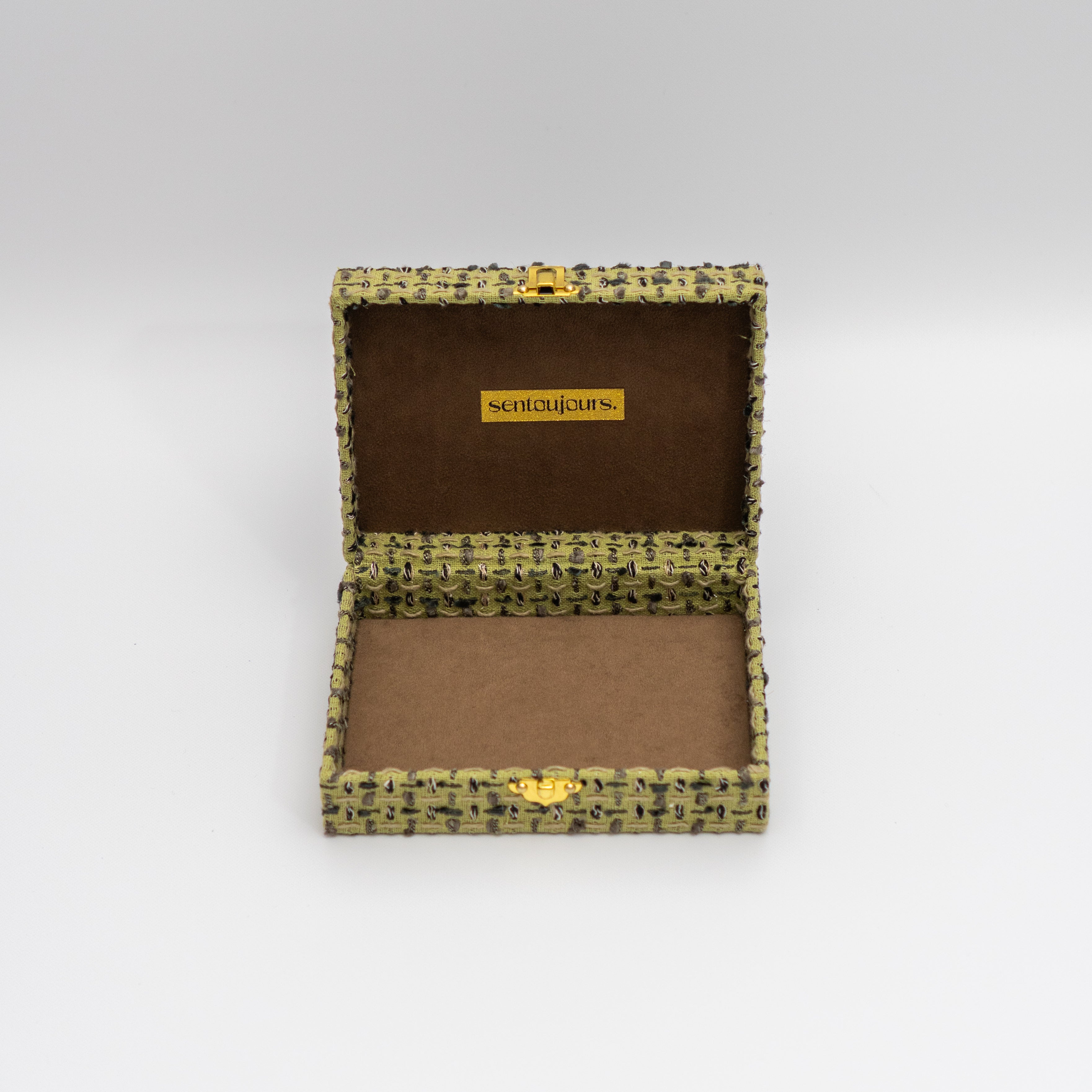 TWEEDY BOX｜ツイード素材のジュエリーボックス｜sentoujours.