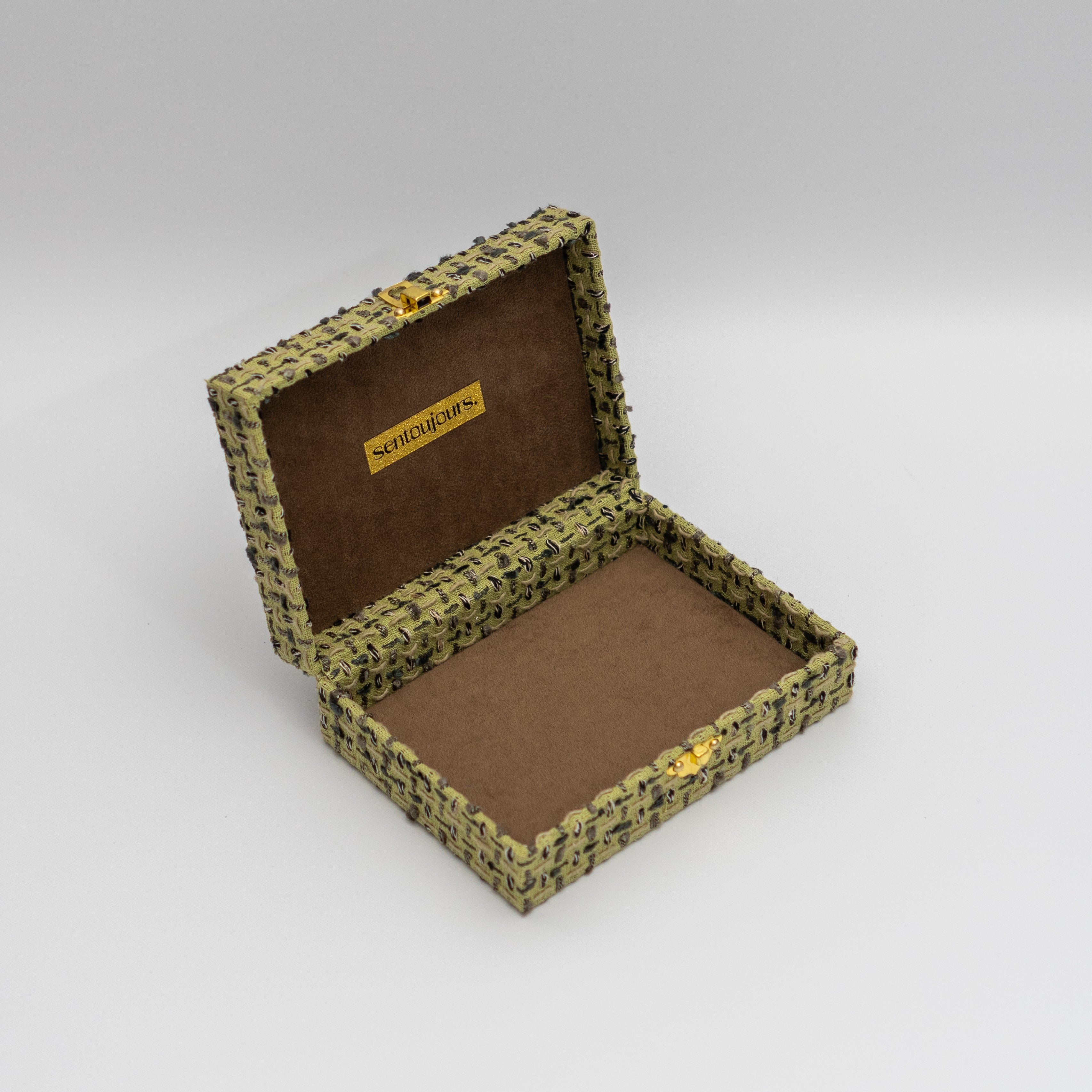 TWEEDY BOX｜ツイード素材のジュエリーボックス｜sentoujours.