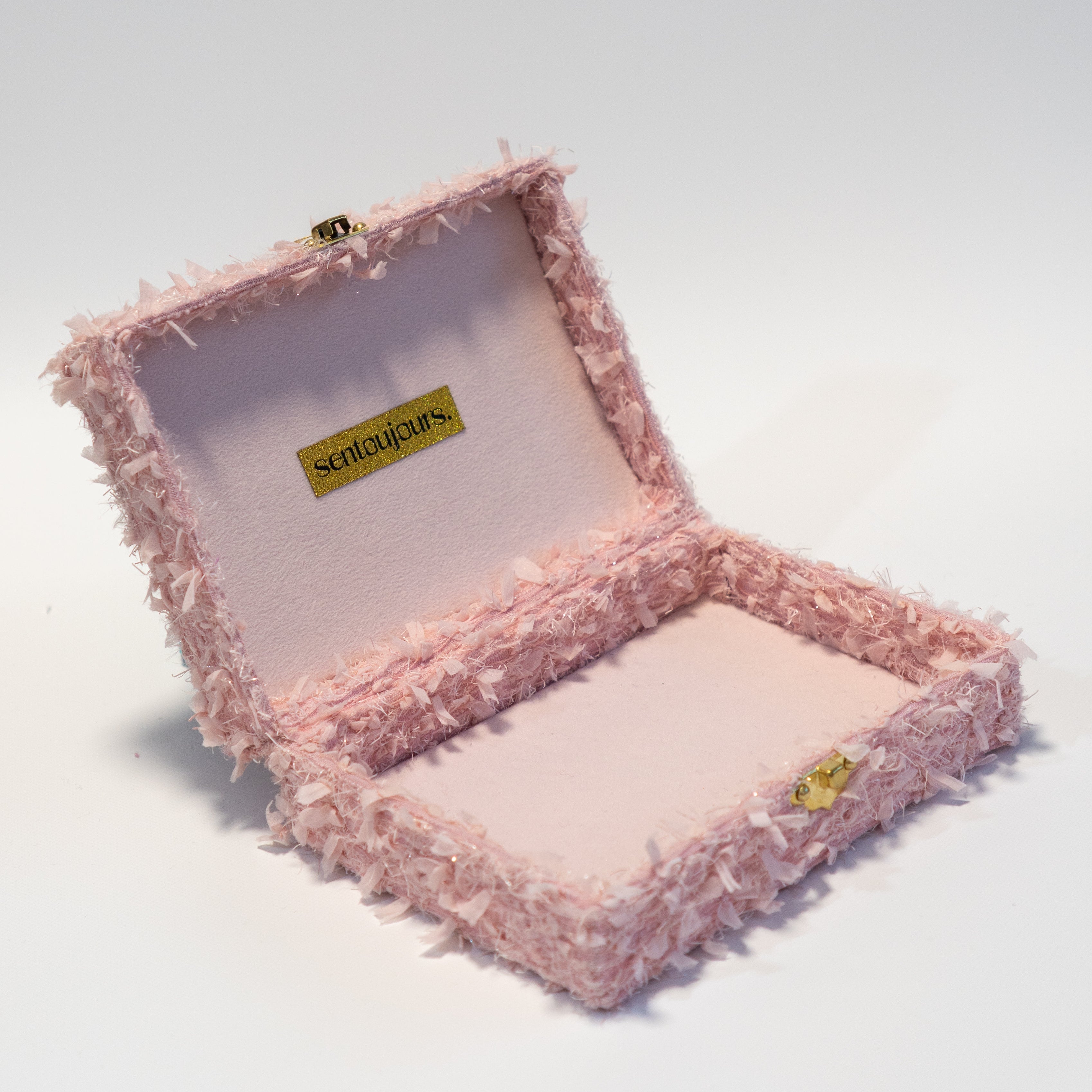 TWEEDY BOX｜ツイード素材のジュエリーボックス｜sentoujours.