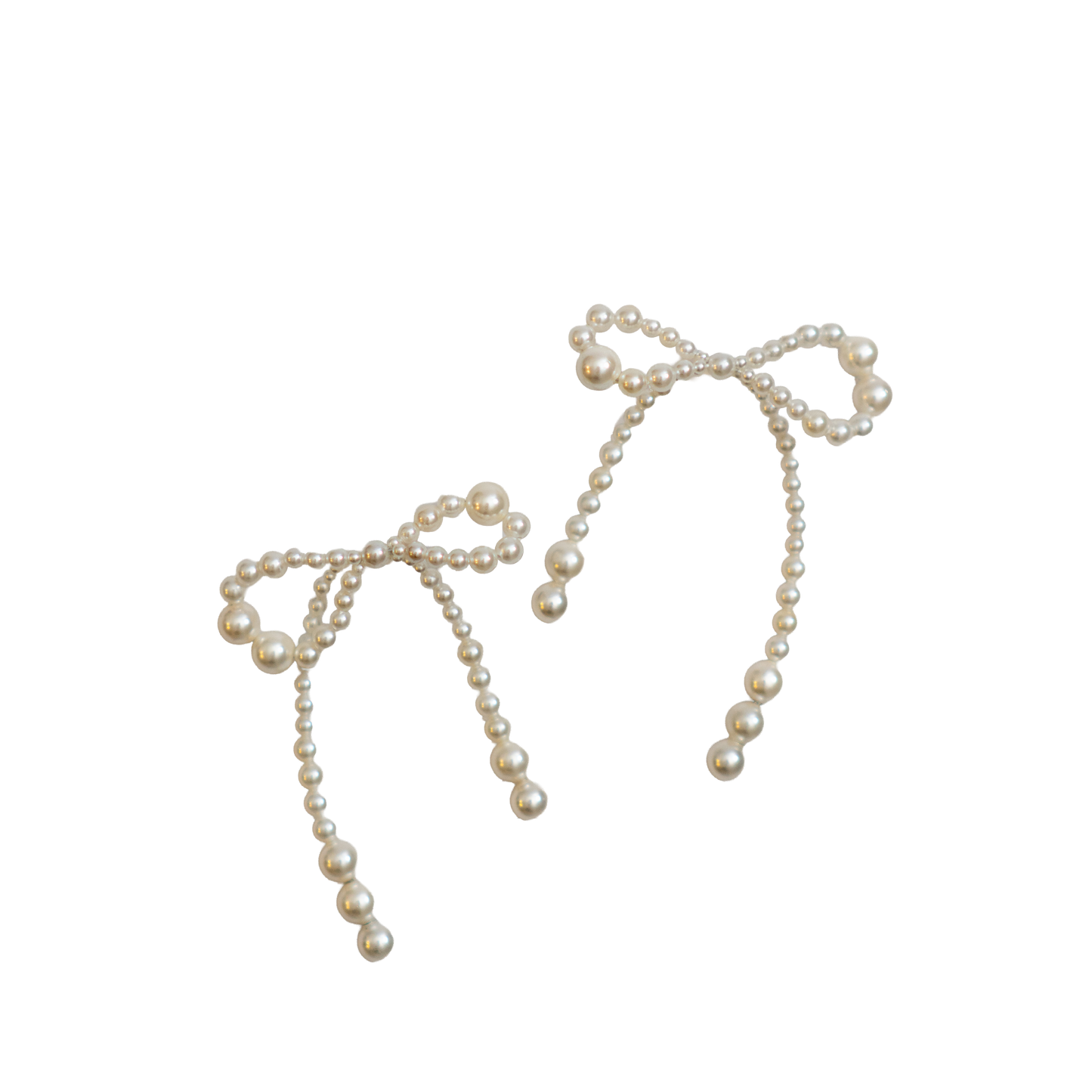 Pearl Ribbon ピアス：Lili