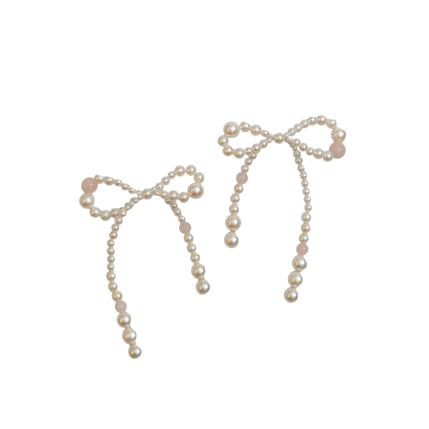 Pearl Ribbon ピアス：Lili