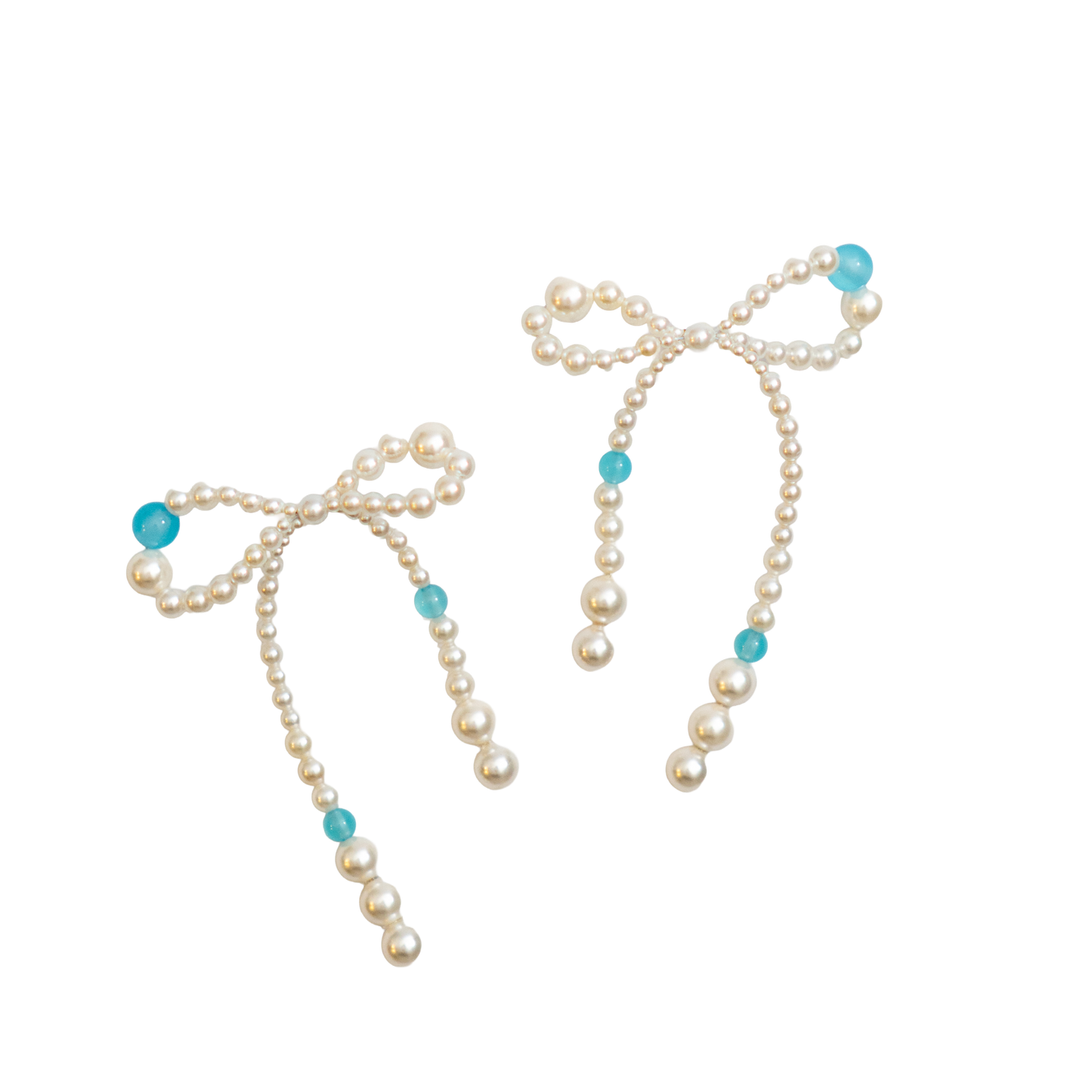 Pearl Ribbon ピアス：Lili