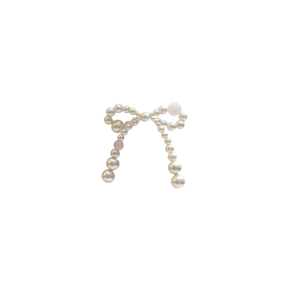 Pearl Ribbon イヤークリップ：Amélie